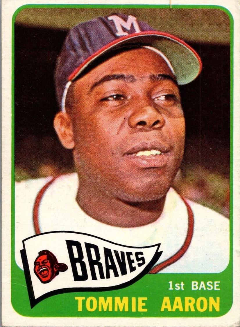 1965 Topps Tommie Aaron #567 card
