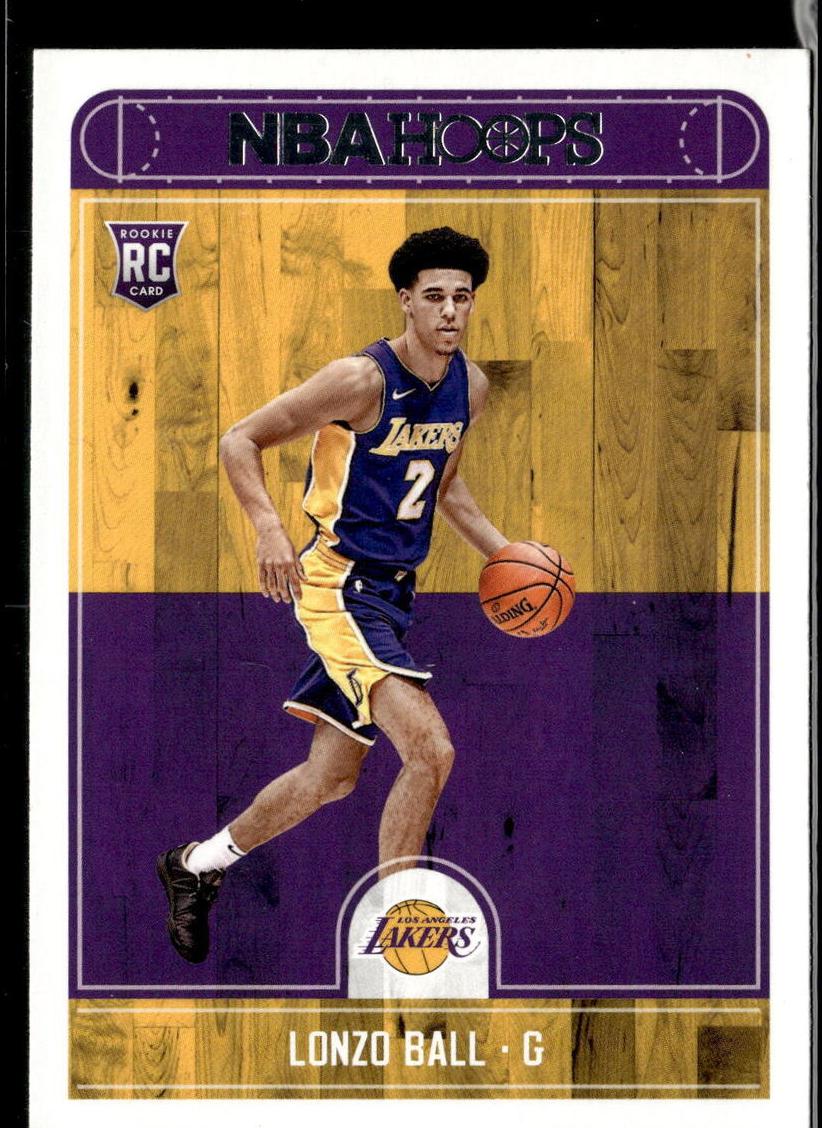 2017 Panini Hoops Lonzo Ball #252 card
