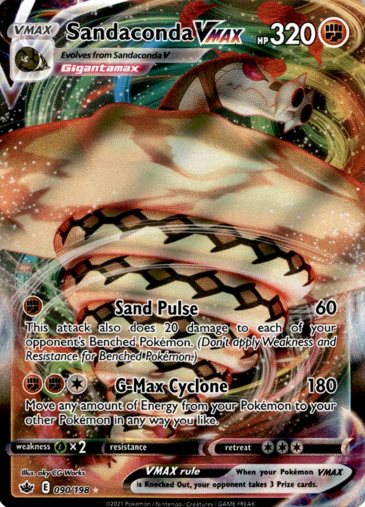 Sandaconda Vmax Holo 2021 Pokemon Chilling Reign