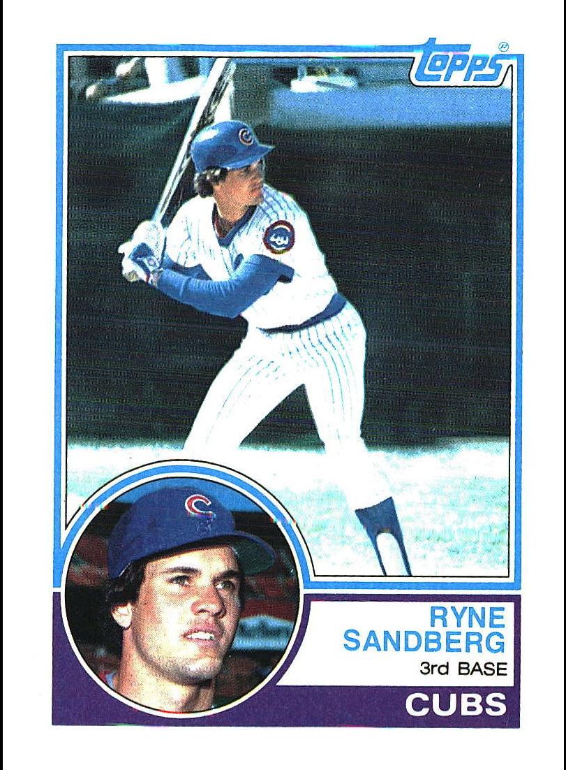 1983 Topps Base #83 Ryne Sandberg front