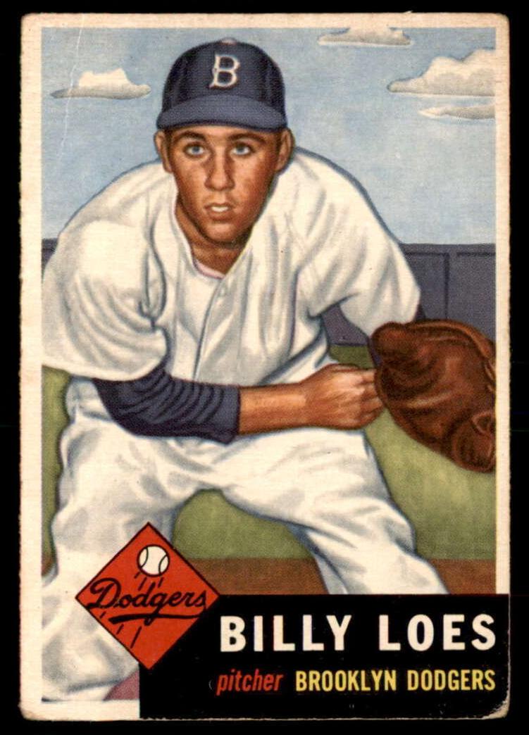 1953 Topps Billy Loes #174 card