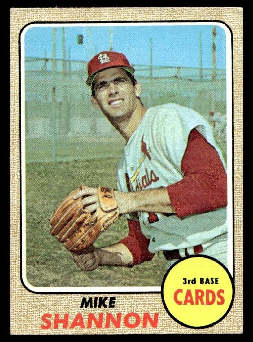 1968 Topps Mike Shannon #445 card
