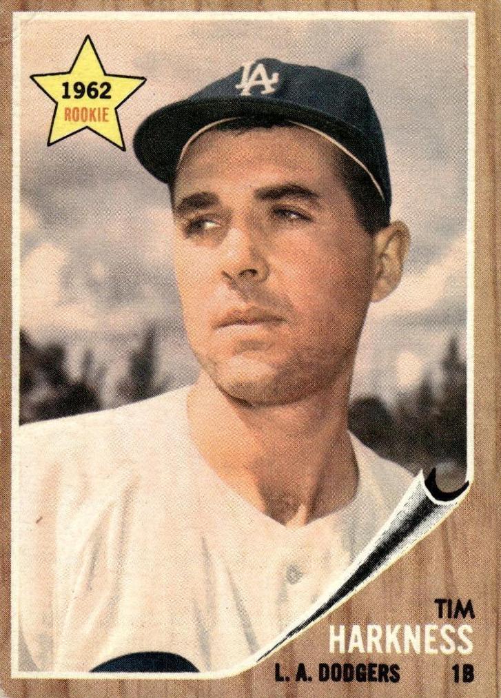 1962 Topps Tim Harkness #404 card