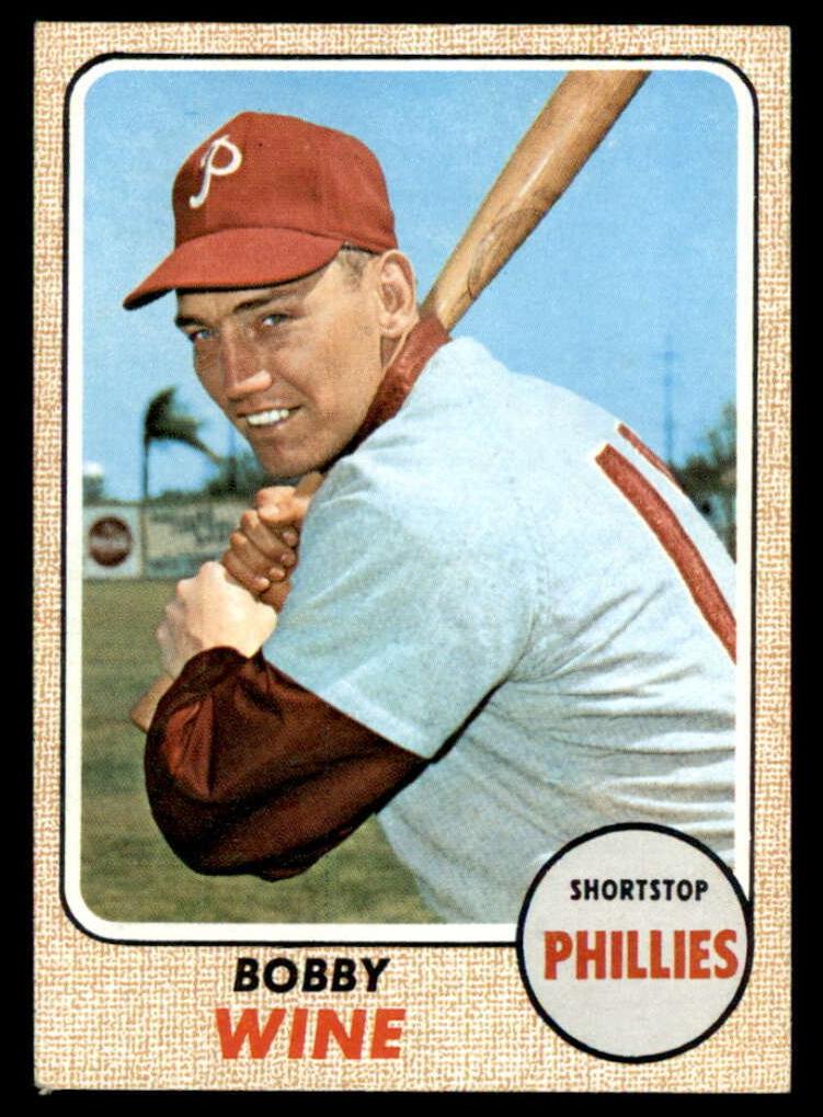 1968 Topps Bobby Wine #396 card