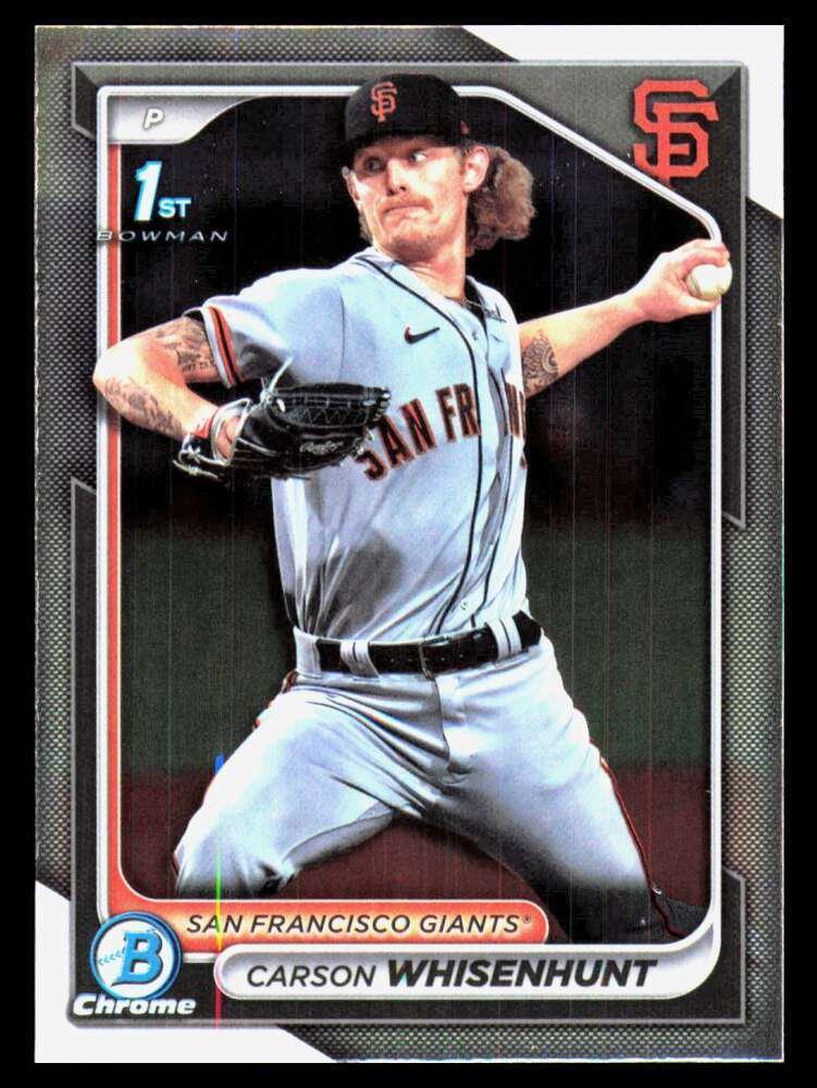 Carson Whisenhunt 2024 Bowman Chrome Prospects card
