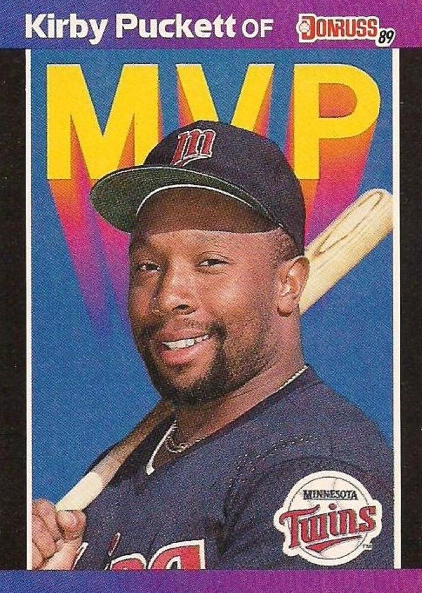 1989 Donruss MVP Kirby Puckett #BC-1 card