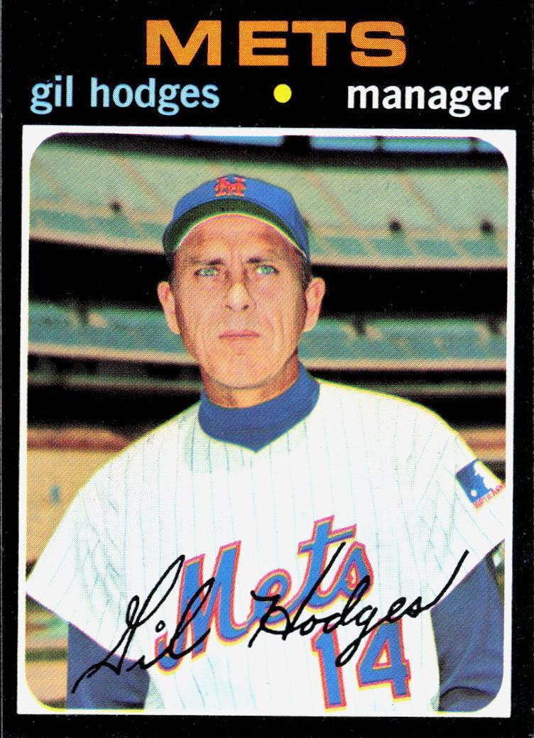 1971 Topps Gil Hodges #183 card