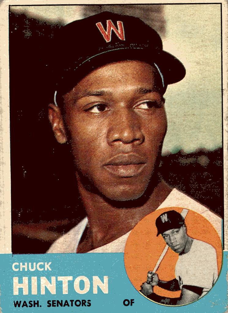 1963 Topps Chuck Hinton #330 card