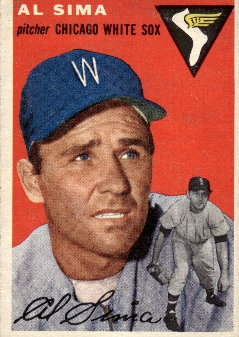 1954 Topps Al Sima #216 card