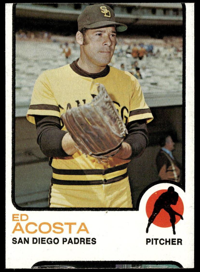1973 Topps Ed Acosta #244 card