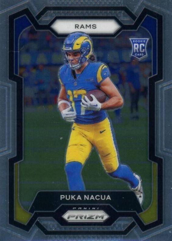 Puka Nacua 2023 Prizm Football card