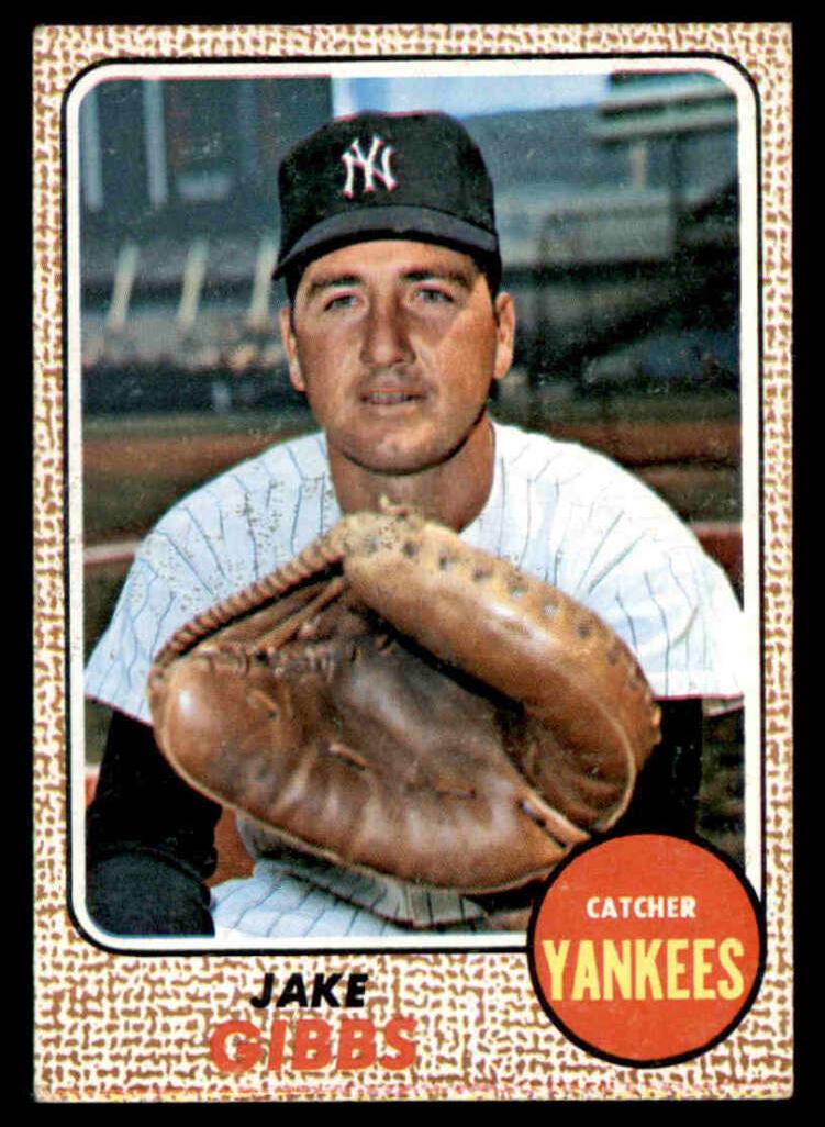 1968 Topps Jake Gibbs #89 card