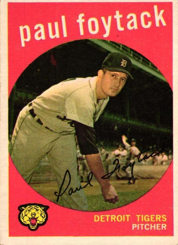 1959 Paul Foytack #233
