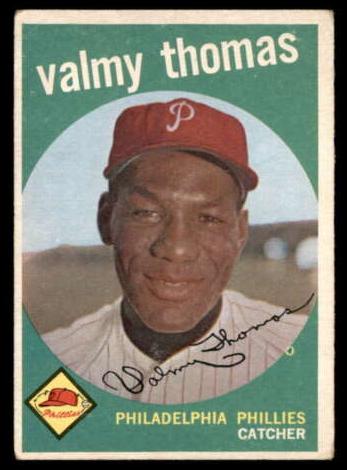 1959 Topps Valmy Thomas #235 card