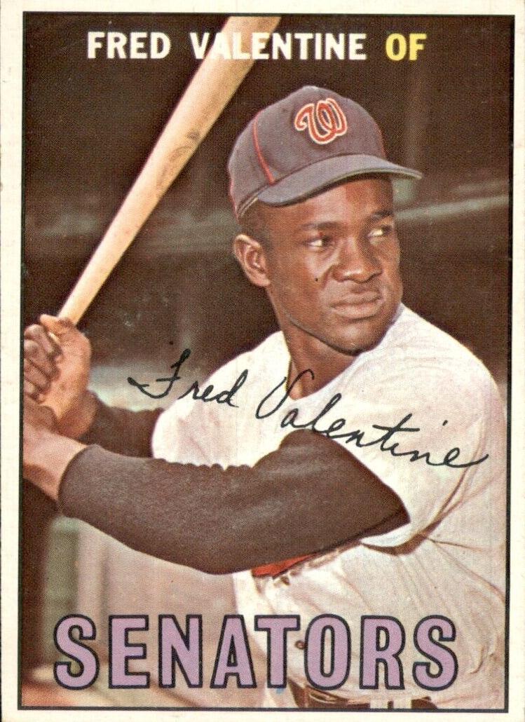 1967 Topps Fred Valentine #64 card
