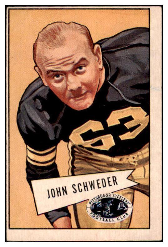 1952 John Schweder #72