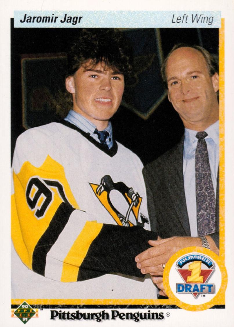 1990 Upper Deck Base #356 Jaromir Jagr front