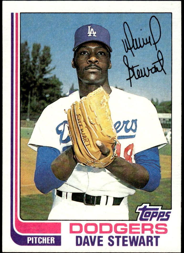 Dave Stewart 1982 Topps Baseball