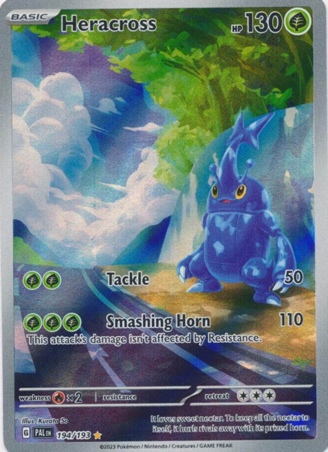 Heracross 2023 Pokemon Scarlet & Violet Paldea Evolved