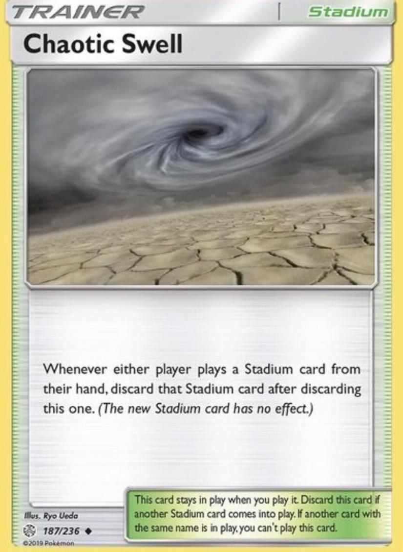 Chaotic Swell 2019 Pokemon Sun & Moon Cosmic Eclipse
