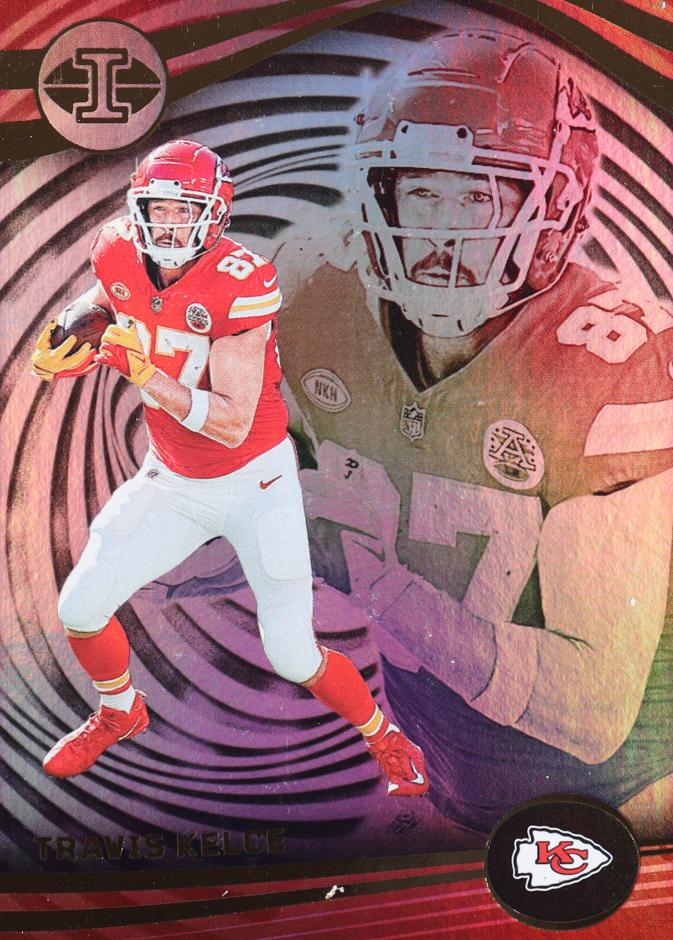 Travis Kelce 2023 Illusions Football card