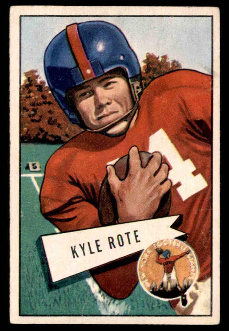 1952 Kyle Rote #28