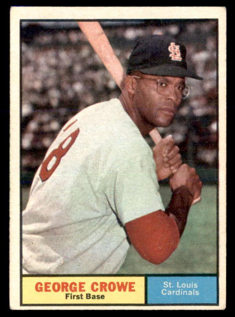 1961 Topps George Crowe #52 card