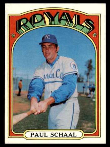 1972 Topps Paul Schaal #177 card