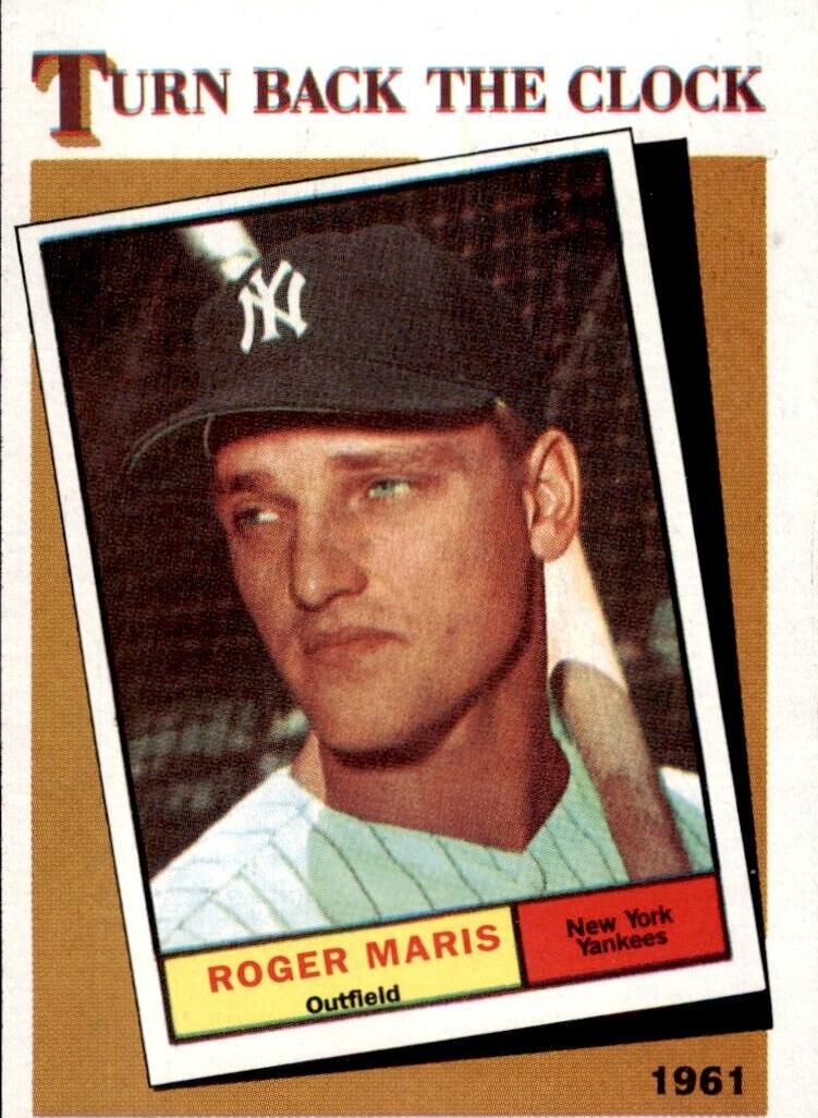 1986 Topps Roger Maris #405 card