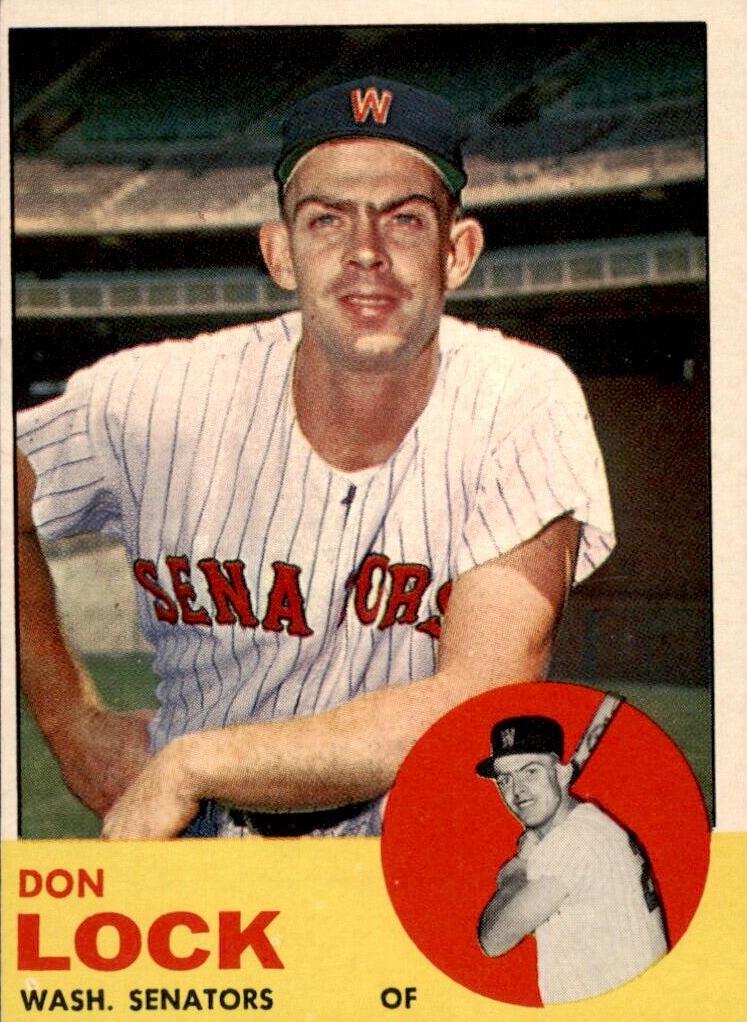 1963 Topps Don Lock #47 card