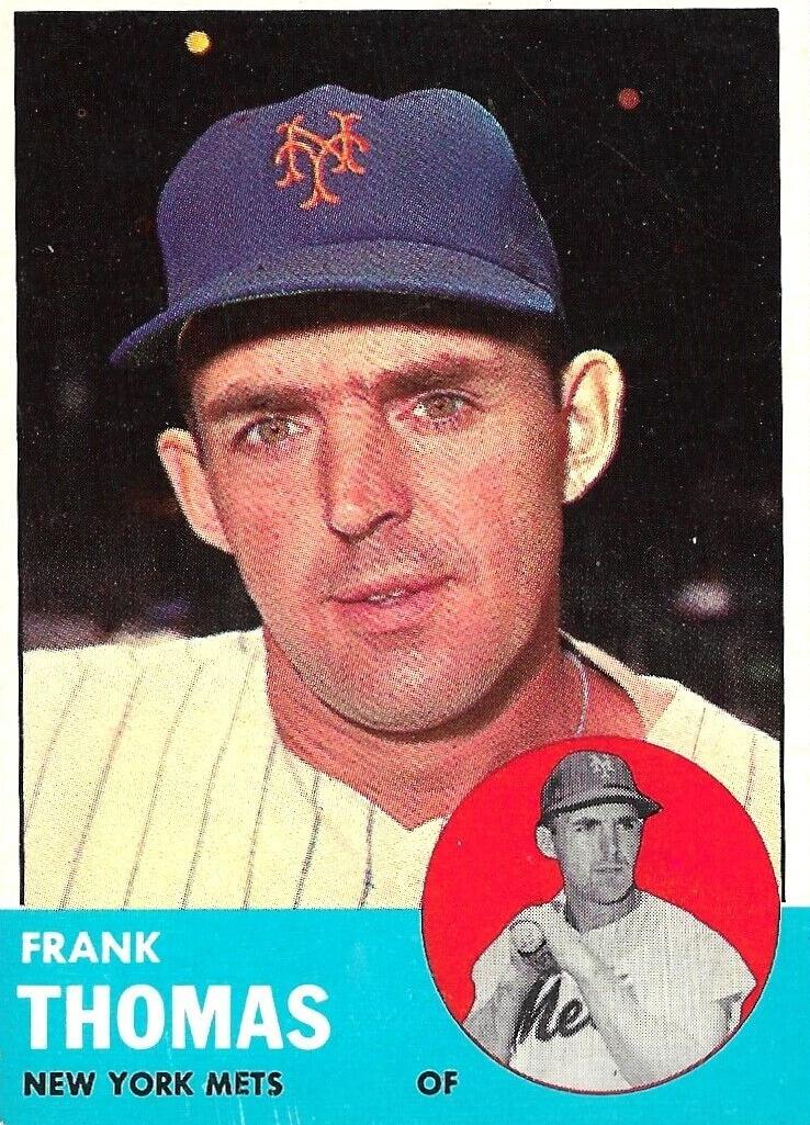 1963 Topps Frank Thomas #495 card