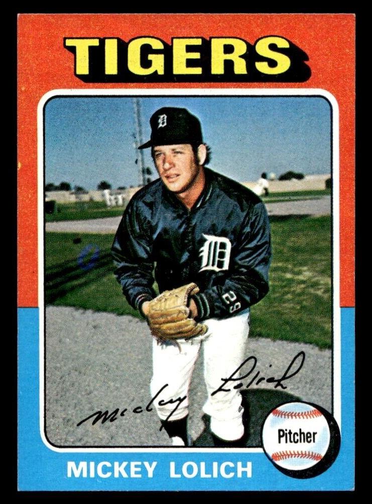 1975 Topps Mickey Lolich #245 card