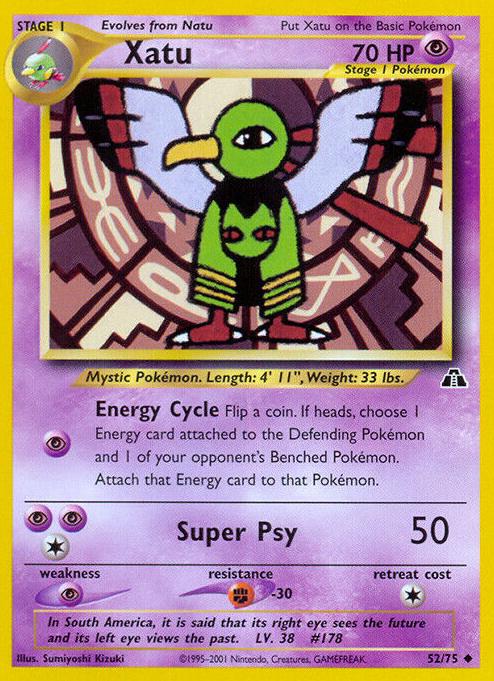 Xatu 2001 Pokemon Neo Discovery