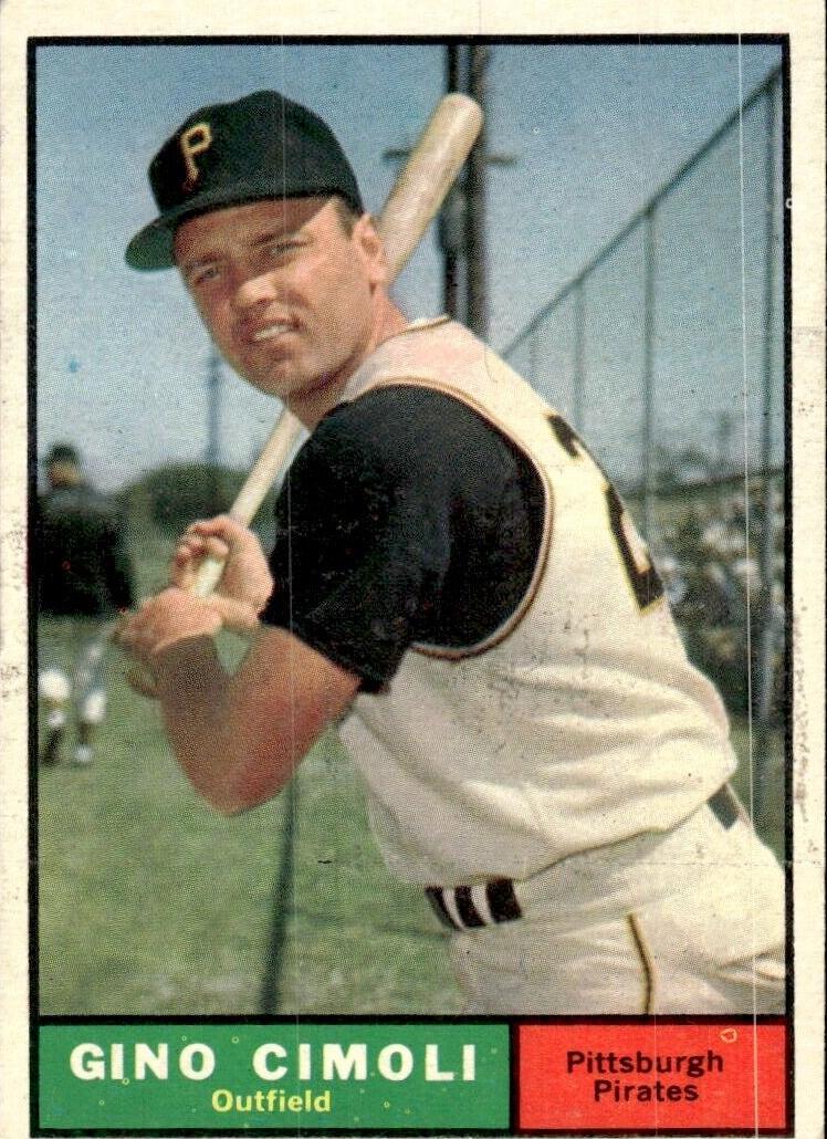 1961 Topps Gino Cimoli #165 card