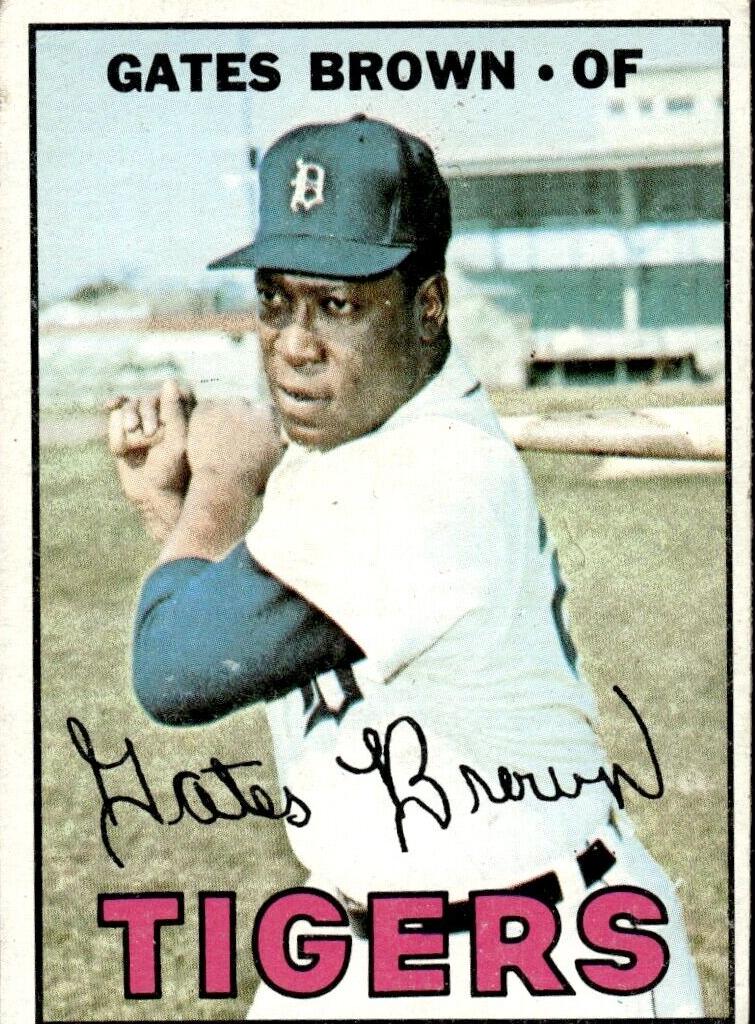 1967 Topps Gates Brown #134 card