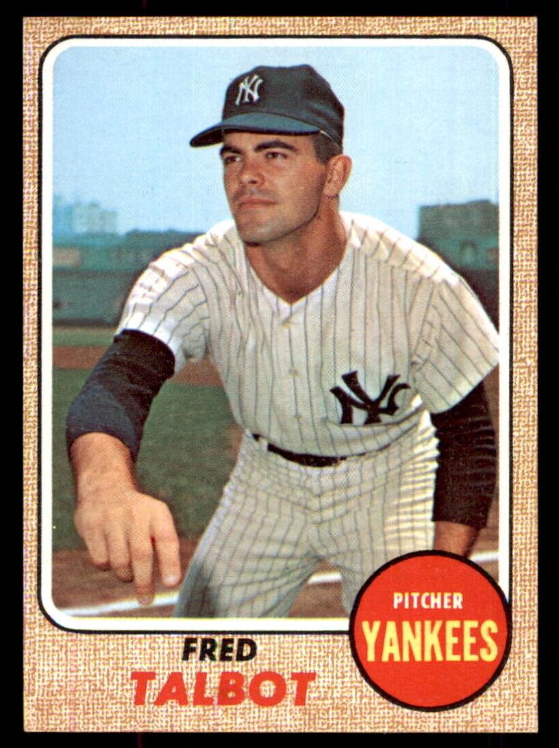 1968 Topps Fred Talbot #577 card