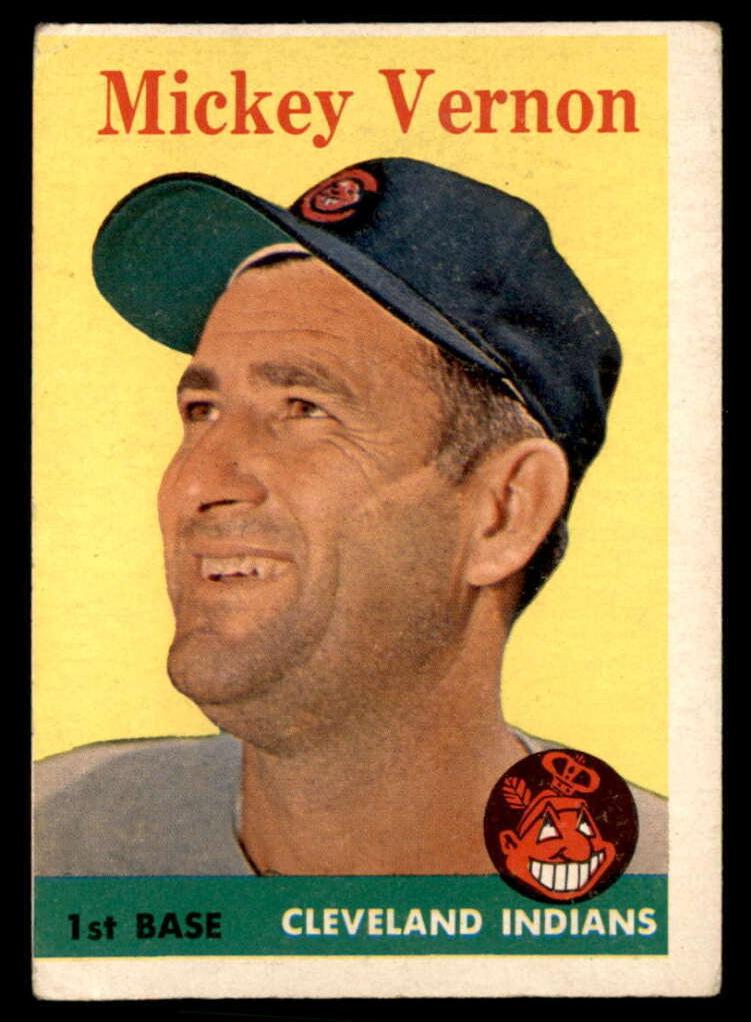 1958 Topps Mickey Vernon #233 card