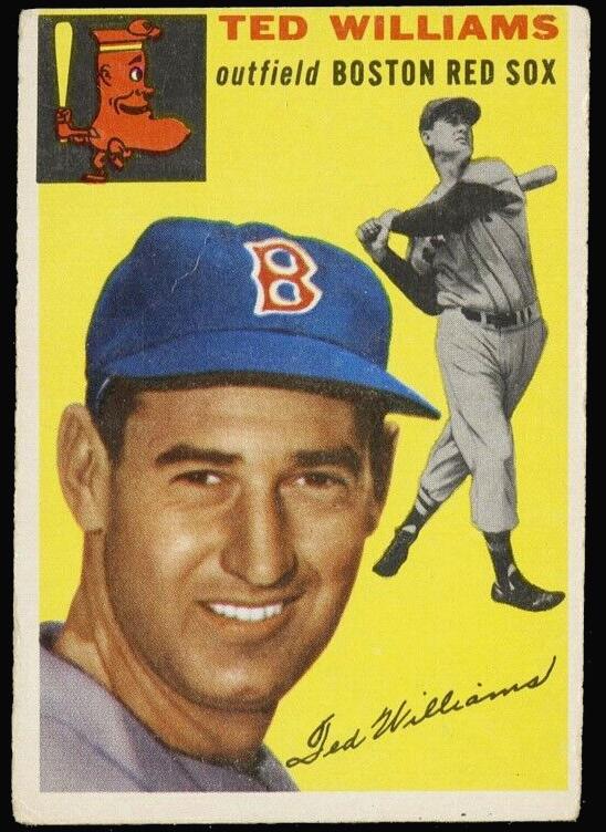 1954 Topps #250 Ted Williams front