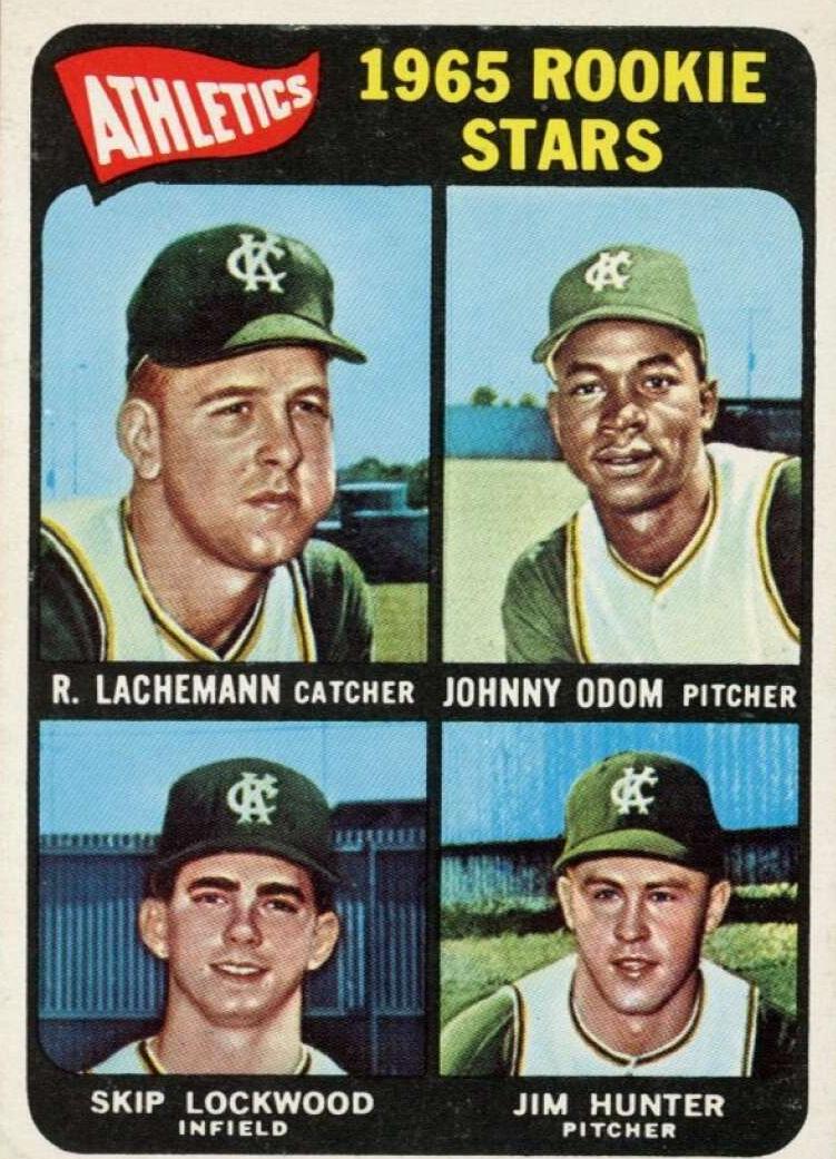 1965 Topps Jim Hunter #526 card