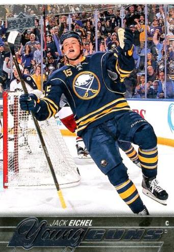 Jack Eichel 2015 Upper Deck Young Guns Hockey