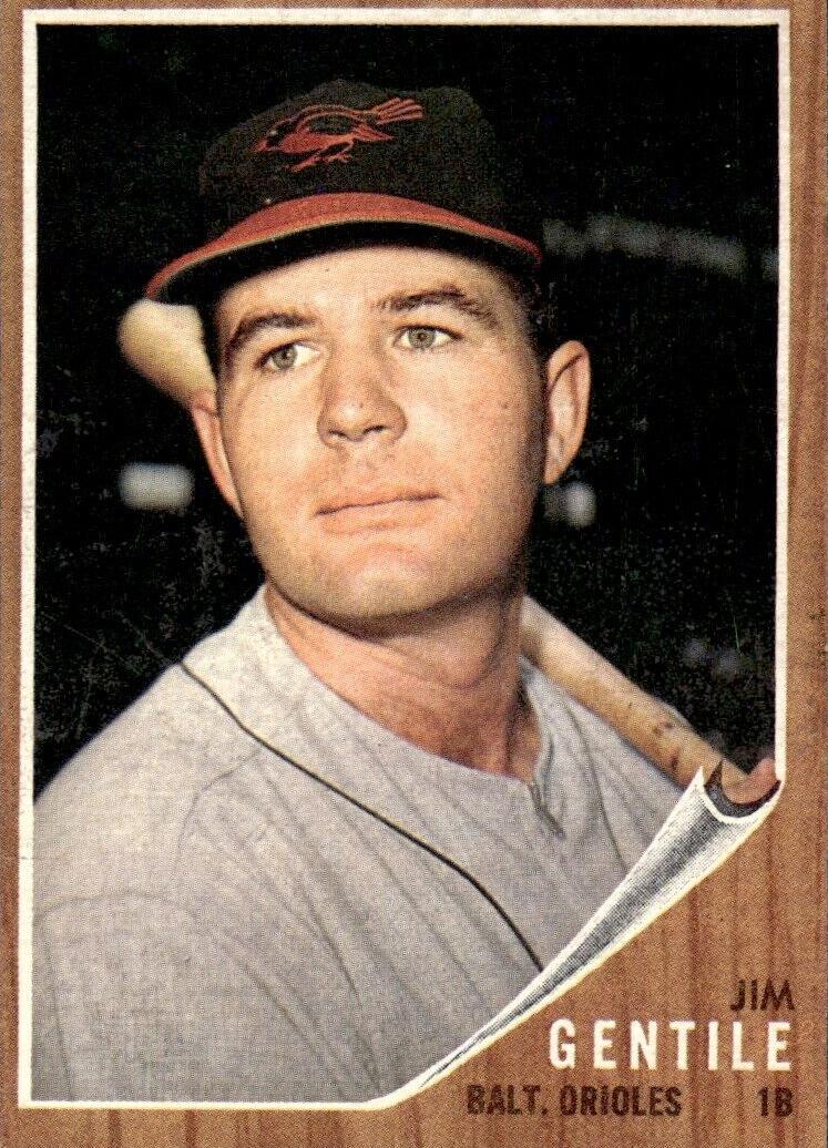 1962 Topps Jim Gentile #290 card