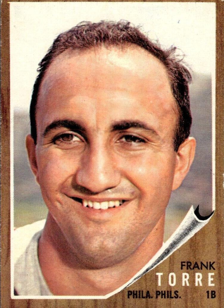 1962 Topps Frank Torre #303 card