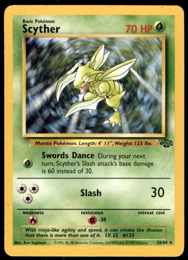 Scyther 1999 Pokemon Jungle