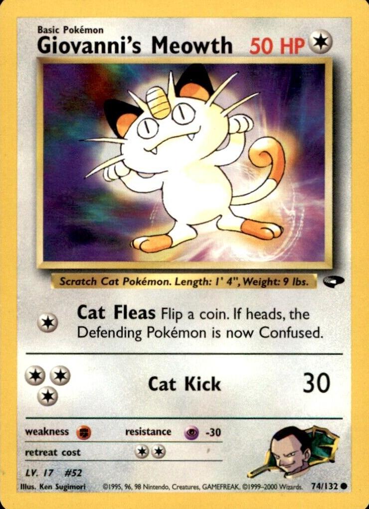 Giovanni's Meowth 2000 Pokemon Gym Challenge