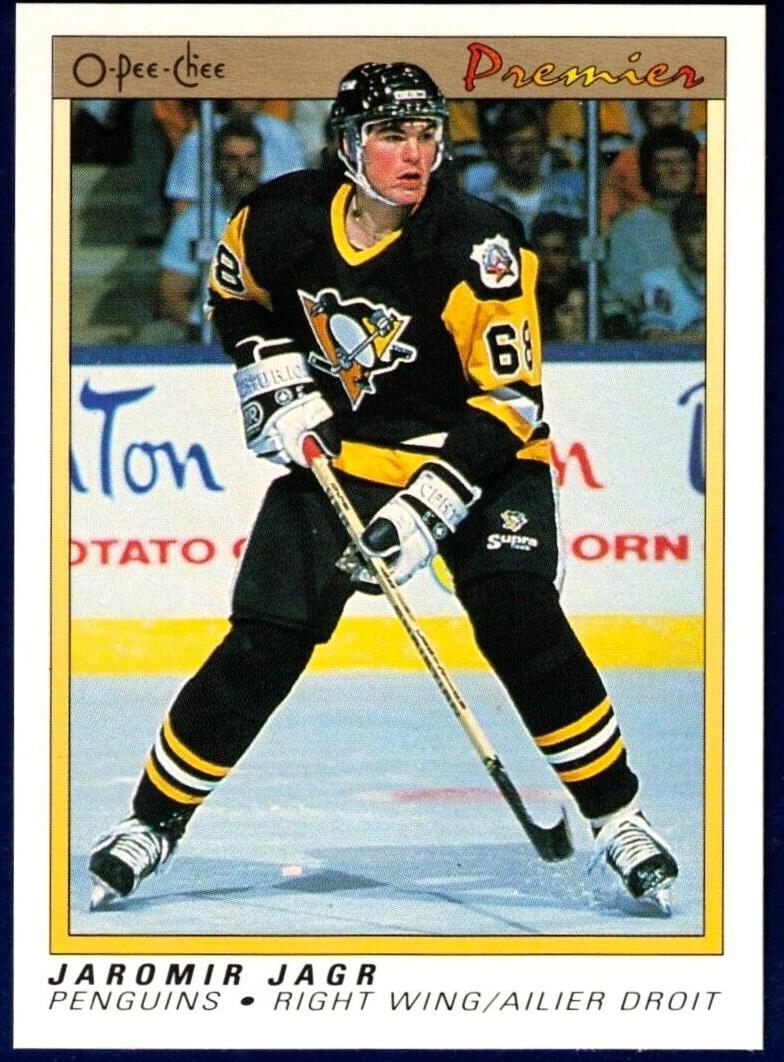 1990 O-Pee-Chee Premier Jaromir Jagr #50 card
