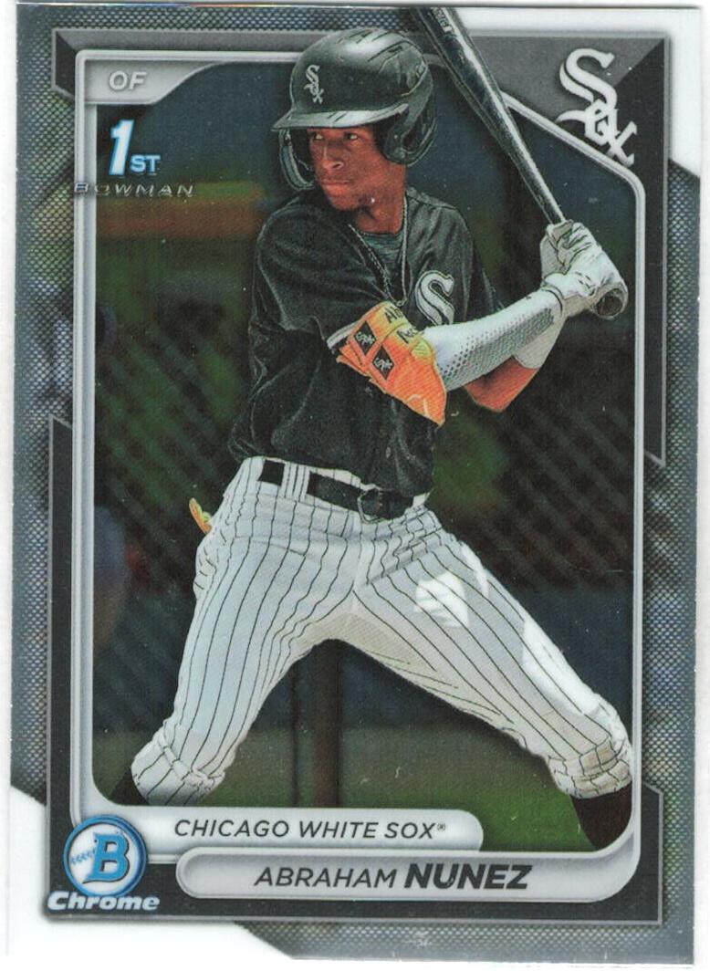 Abraham Nunez 2024 Bowman Chrome Prospects card