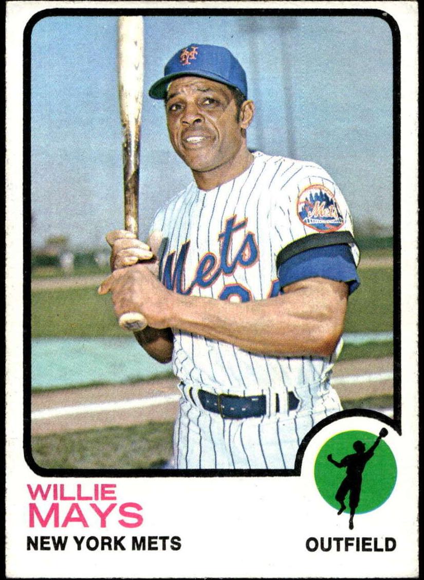 Willie Mays 1973 Topps Baseball