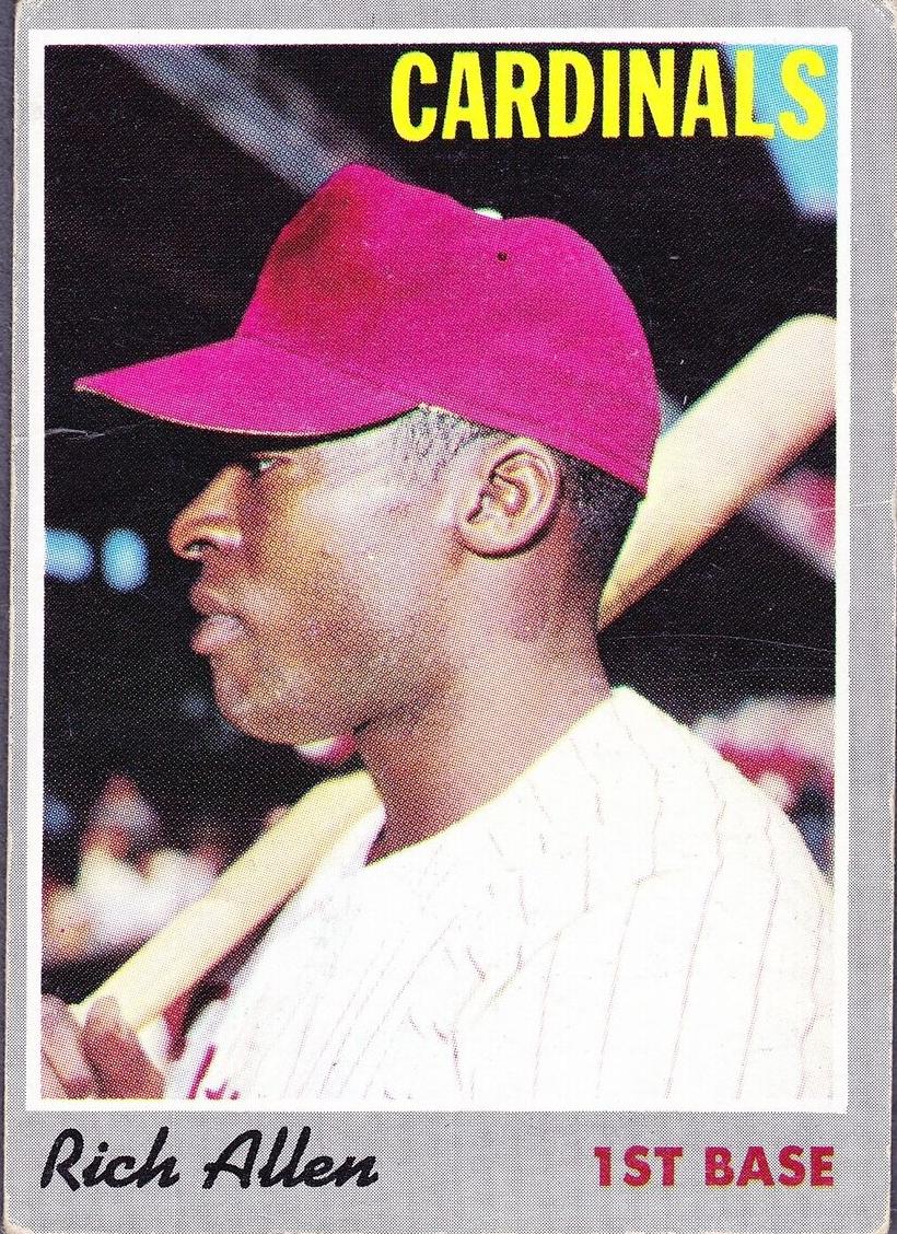 1970 Topps Rich Allen #40 card