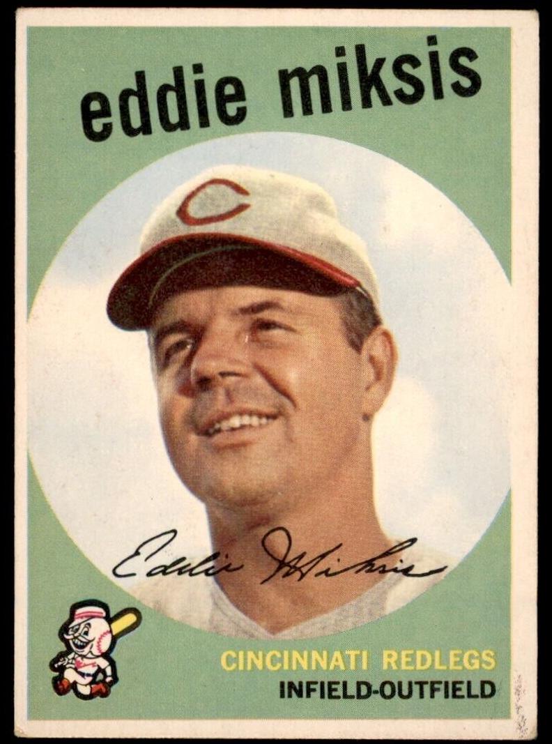 1959 Eddie Miksis #58