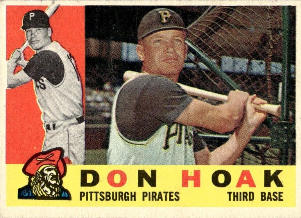 1960 Topps Don Hoak #373 card